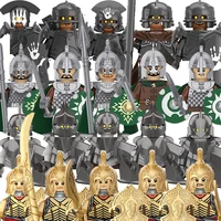 Military Building Blocks Solider Figures Movie Science Fiction Series Weapons Shield Knight Toys Gifts Medieval Mini Bricks MOC 1