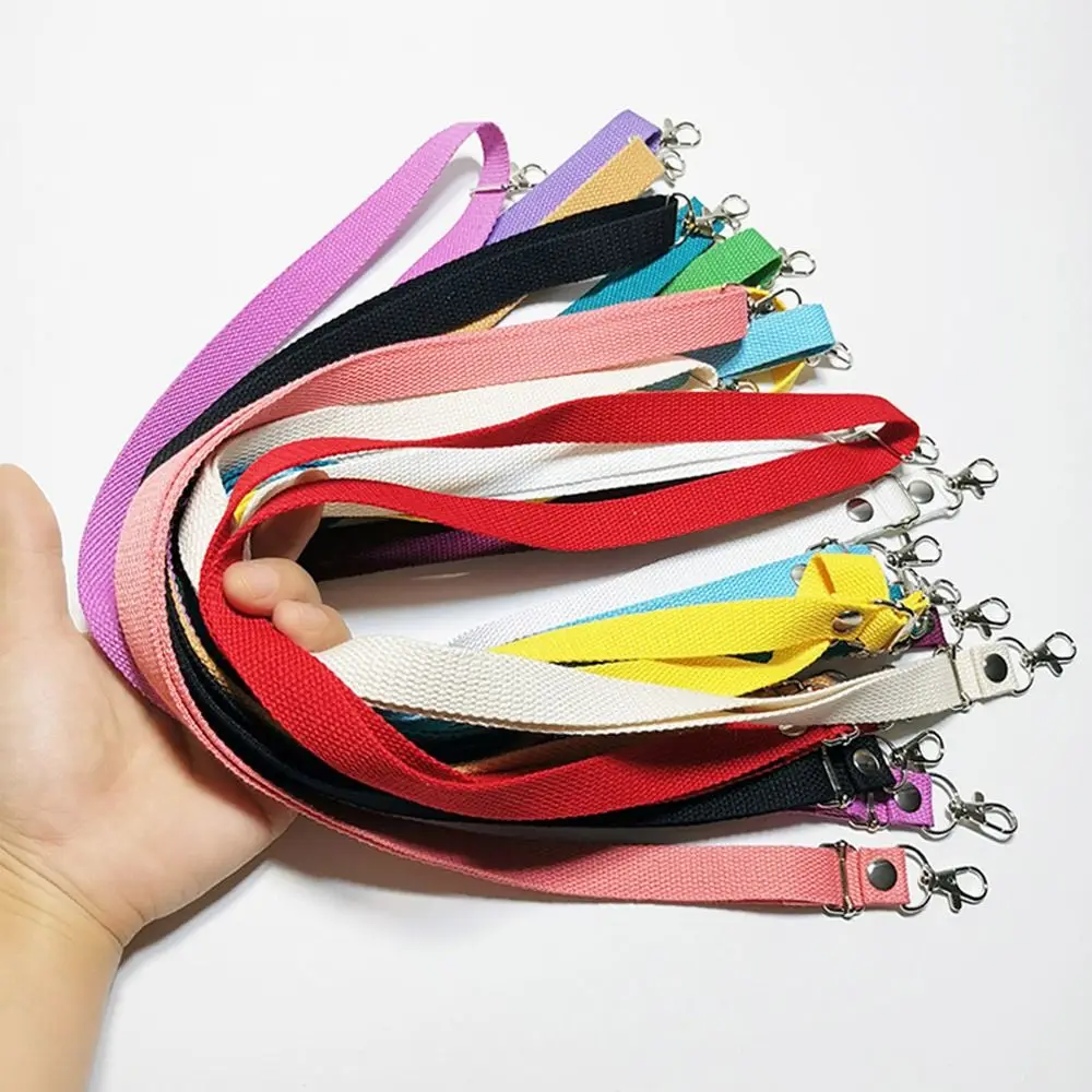 130cm Canvas Candy Color Bag Strap Adjustable Shoulder Strap All-match Rivet Reinforced Wide Webbing Strap Replacement Belt