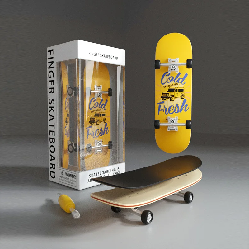 Finger Skateboard Toys Fingerboard Set New Toy Finger Skateboards Hobbies Novelty Anti Stress Sensory for Kids Boy