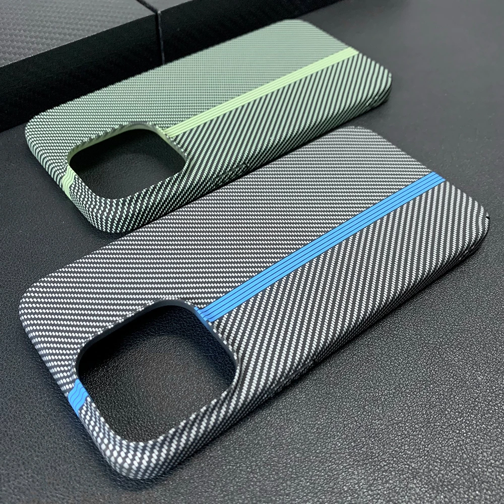 Premium Carbon Fiber Pattern Matte Armor Shockproof Case with Protective Bumper Cover