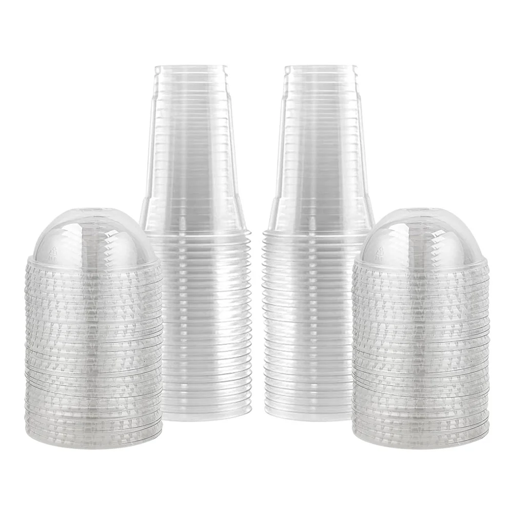 

50 Pcs Drink Supply Accessory Juice Portable Plastic Cups Multi-function Clear Transparent