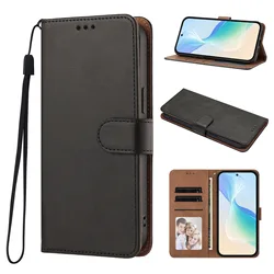 Luxury Leather Flip Wallet Phone Cover for ZTE nubia Focus 2 (Black (PT32 - TH))