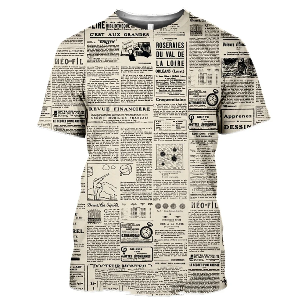 

Trendy And Fashionable Retro Street Men's New Minimalist Artistic Poster Design Harajuku Casual Clothing Short Sleeved T-Shirt。