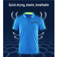 ZXL-Polo de sport à manches courtes, logo personnalisé, conception de marque d'entreprise, broderie imprimée, revers respirant, séchage rapide 3