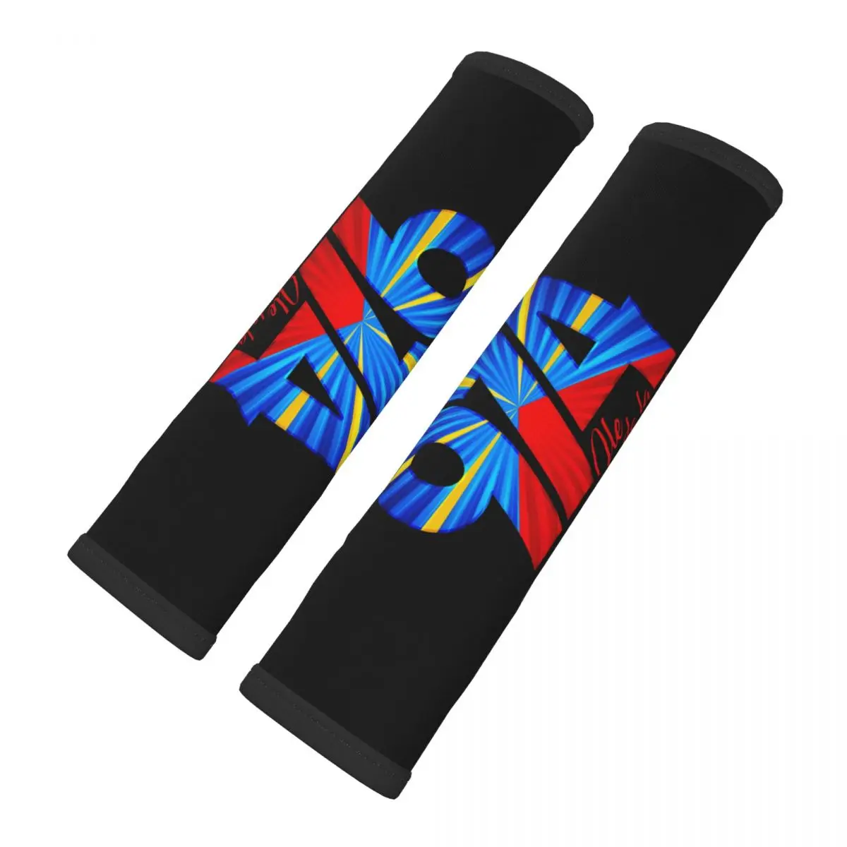 974 Reunion Island Car Seat Belt Pads 2 PCS Adjustable Reunionese Proud Seatbelt Shoulder Strap Covers