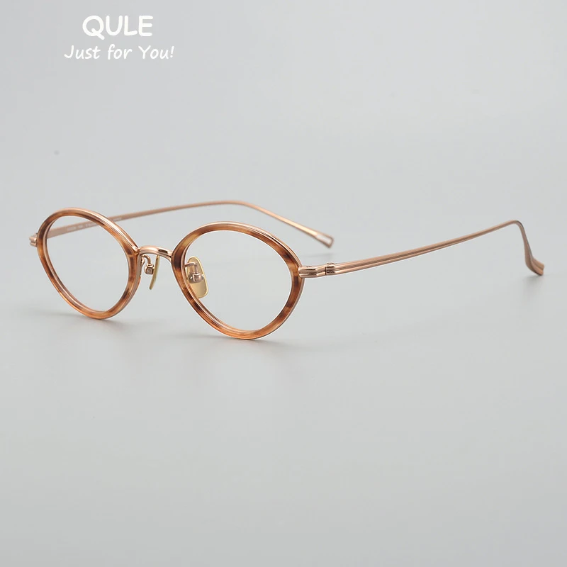

Vintage Luxury Brand Designer Glasses Frames Women Man Acetate Oval Myopia Reading Prescription Eyeglasses Chic Handmade Eyewear