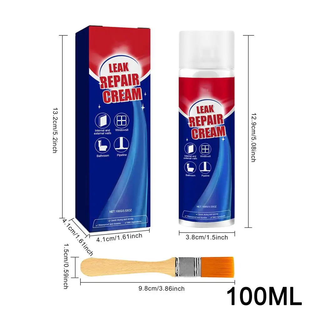 100ml Leak Repair Waterproof Sealant Super Strong Bonding Household Seal Repair Tool Sealant Cream Coating Liquid Spray