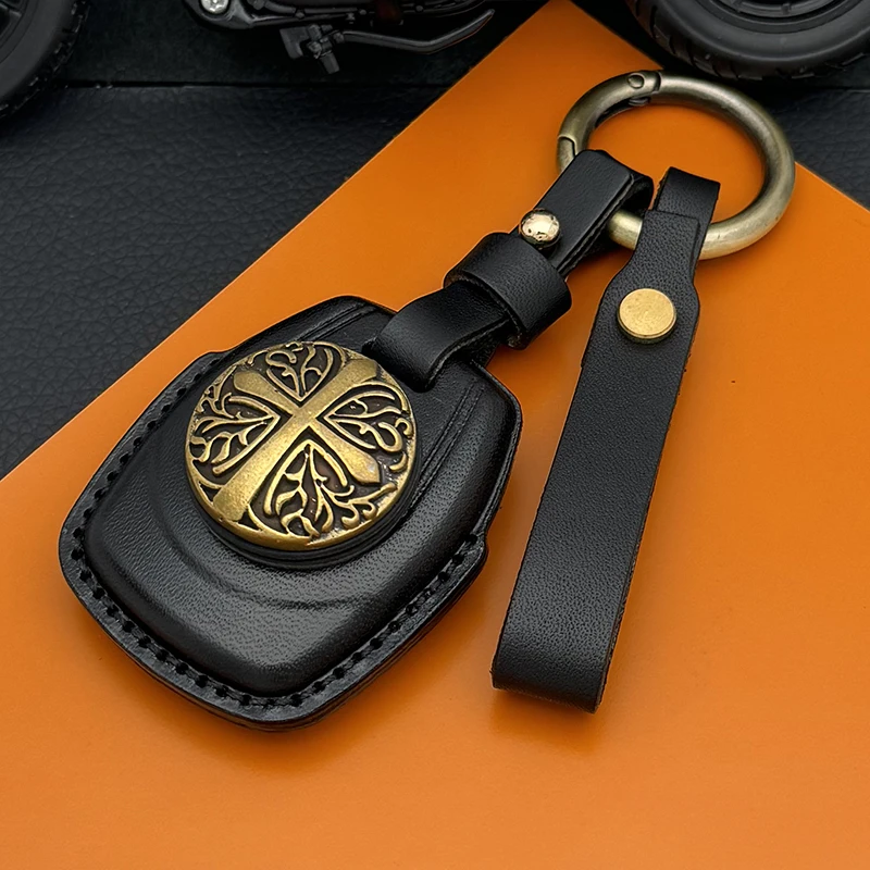 Portachiavi In Pelle Fob Cover Per Harley Davidson Xl1200C Sportster S 1200S Pan America Ra1250 Adv Portachiavi