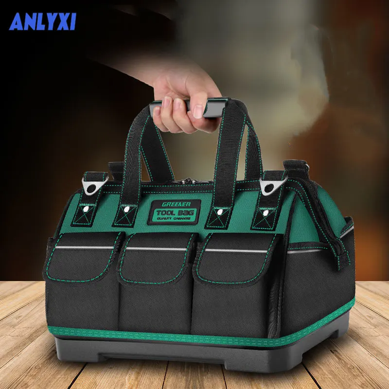 

Wear-resistant Electrician Tool Bag Woodworking Repair Canvas Bag Thickened Durable Large-capacity Waterproof Storage Bag