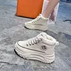 Women's Winter 2023 New Style Flat Boots Fleece Lined Thickened Warm Cotton Shoes High Top Little White Shoes Hx-q037 4