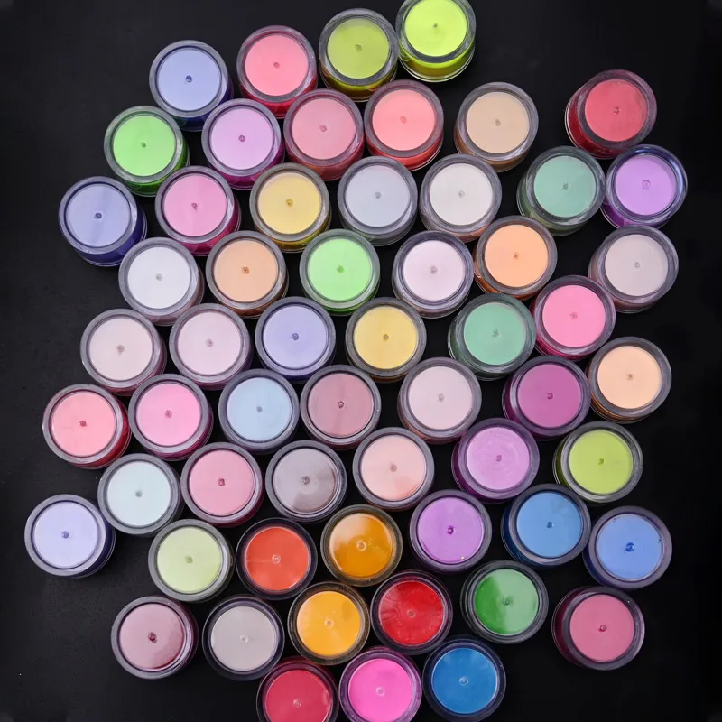 10PCS/Lot Acrylic Powders Bulk Nails System Nail Dipping Fast Drying Nails Acrylic Powder Come 10Bottle Random Color FA90(10PCS)
