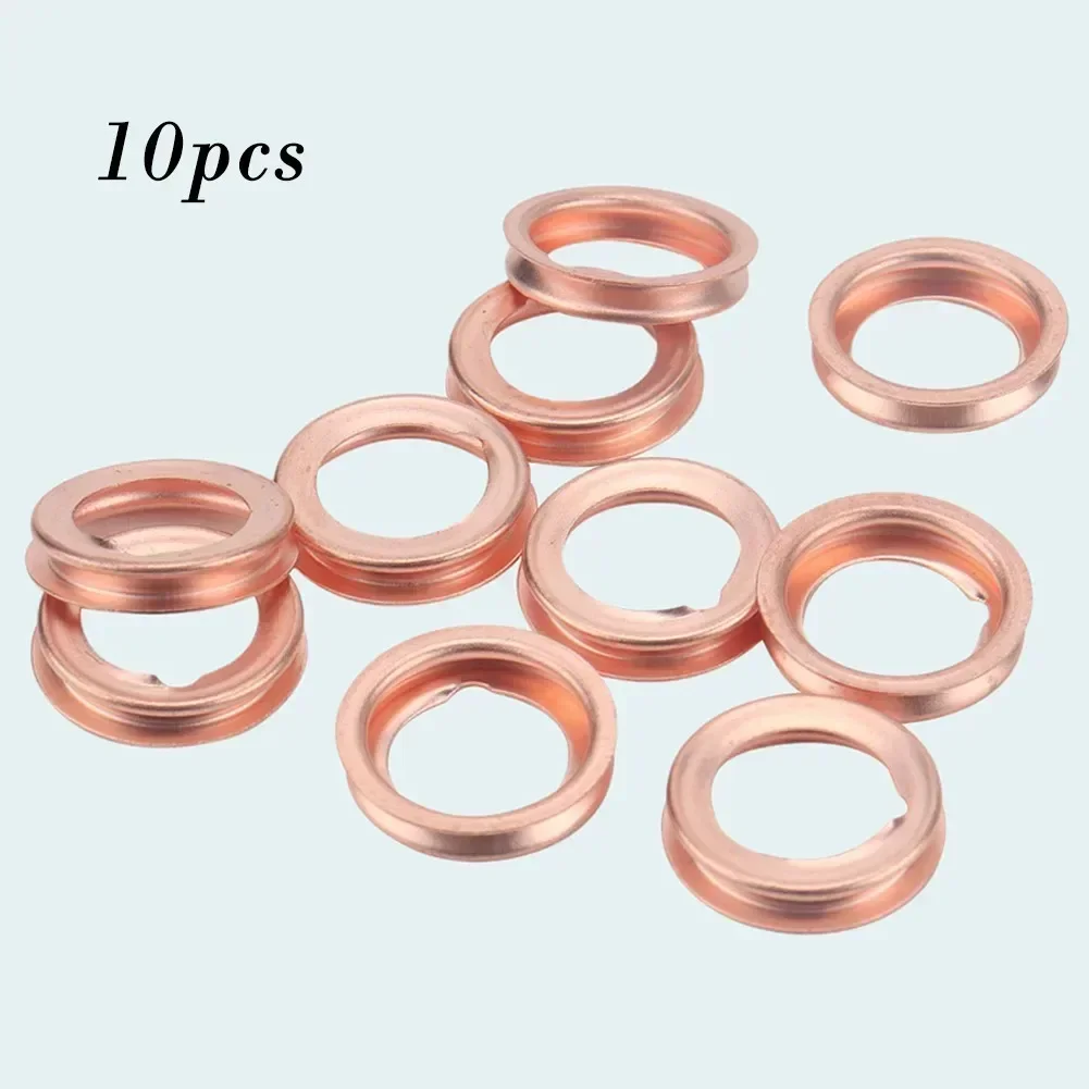 Oil Drain Plugs 10Pcs Oil Drain Screw Gasket Copper Washer For Nissan 11026-01M02 11026-JA00A Infiniti 2010-2011 Juke
