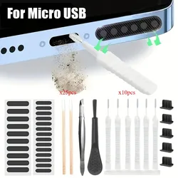 Comprehensive 66 - Piece Phone Cleaning Tool Kit with Dust Remover Brush for Charging Port and Speaker Maintenance (66pcs for Micro)