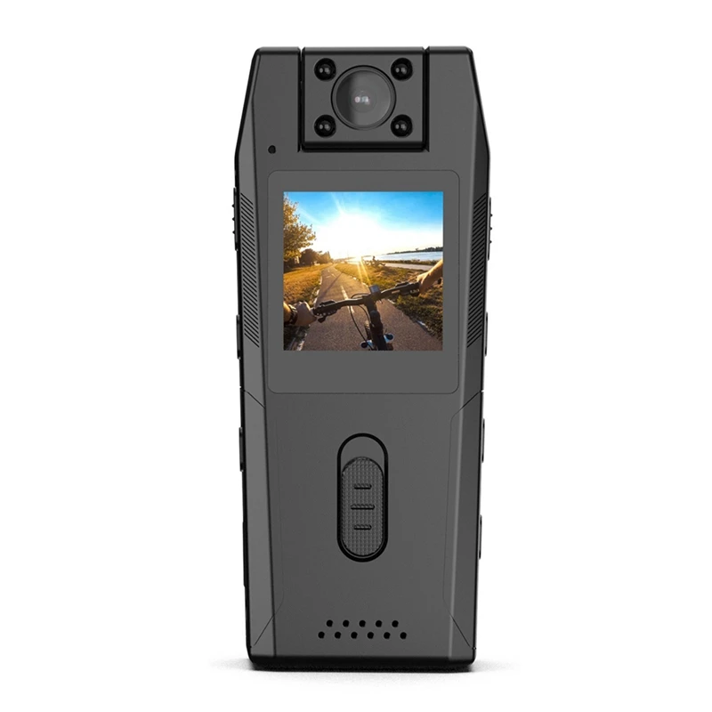 

Full 1080P HD Mini Camera Camcorder Black Body Camcorder 180° Wide Angle Rotating Bike Camera Sports DV Car DVR Webc