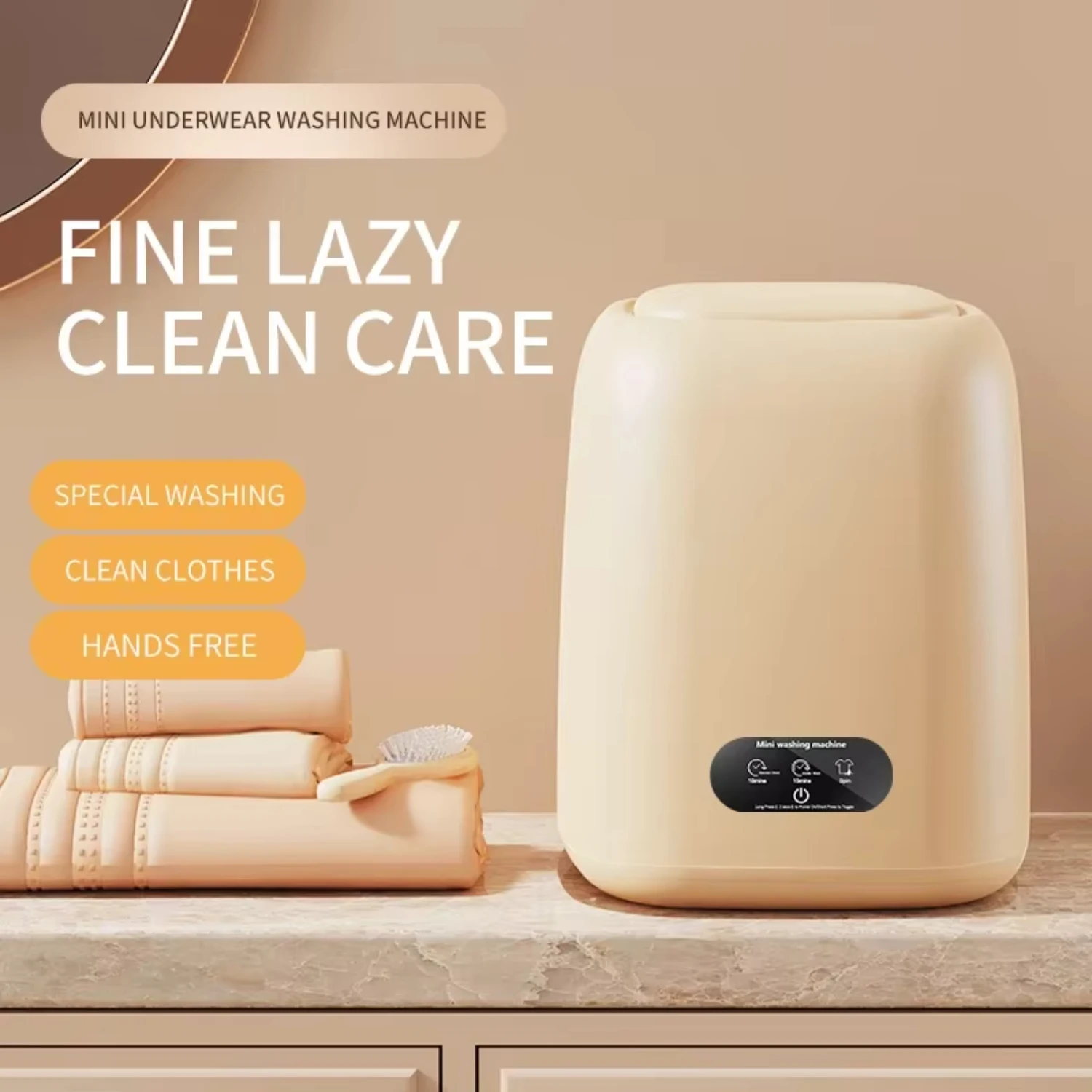 9L Portable Washing Machine Large Capacity Clothes Spin Dryer Bucket Travel Underwear Socks Ultrasonic Mini Washer Clothes dryer 4