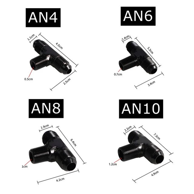 Adaptateur T métal 3/8