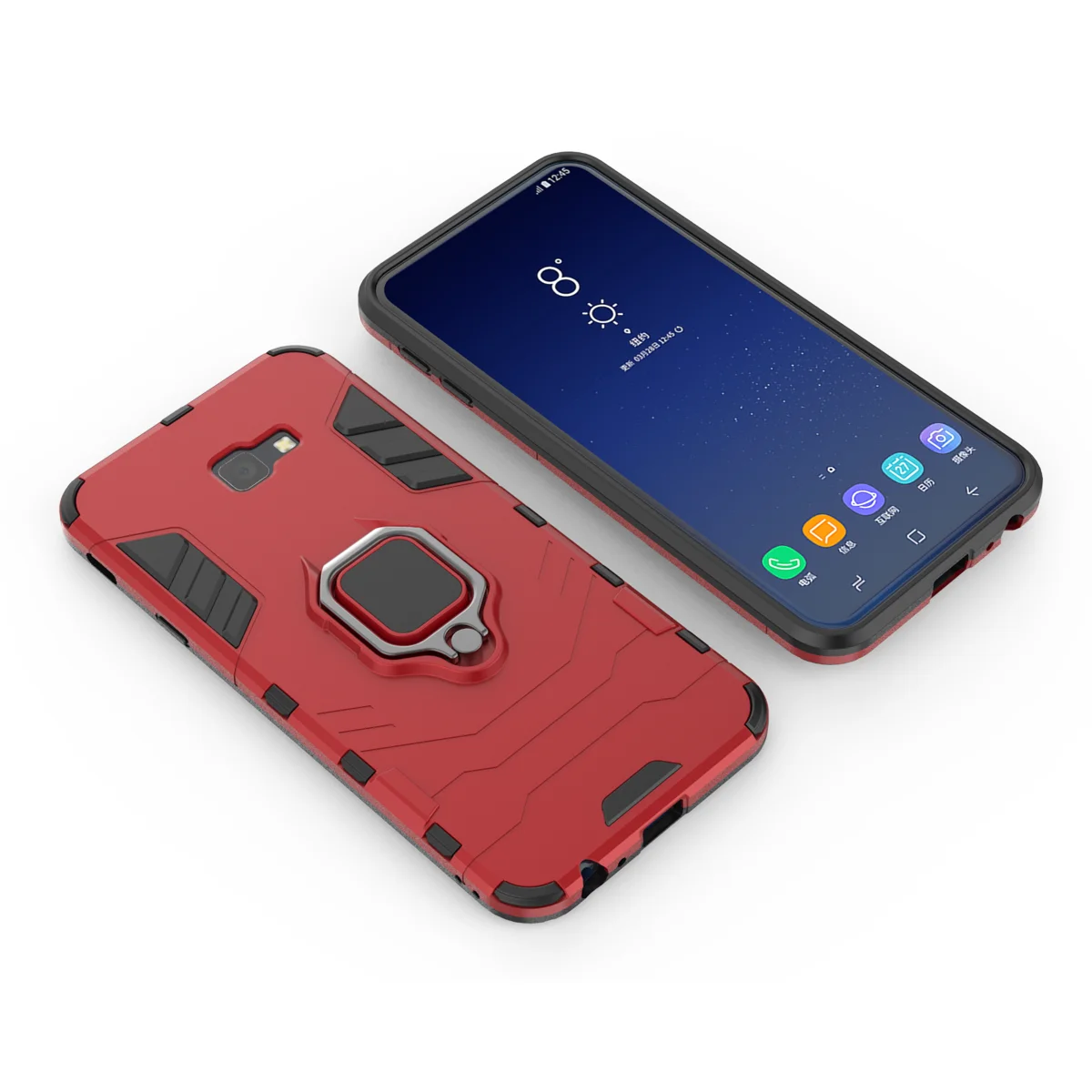 Durable Shockproof Ring Stand Phone Case with Stand