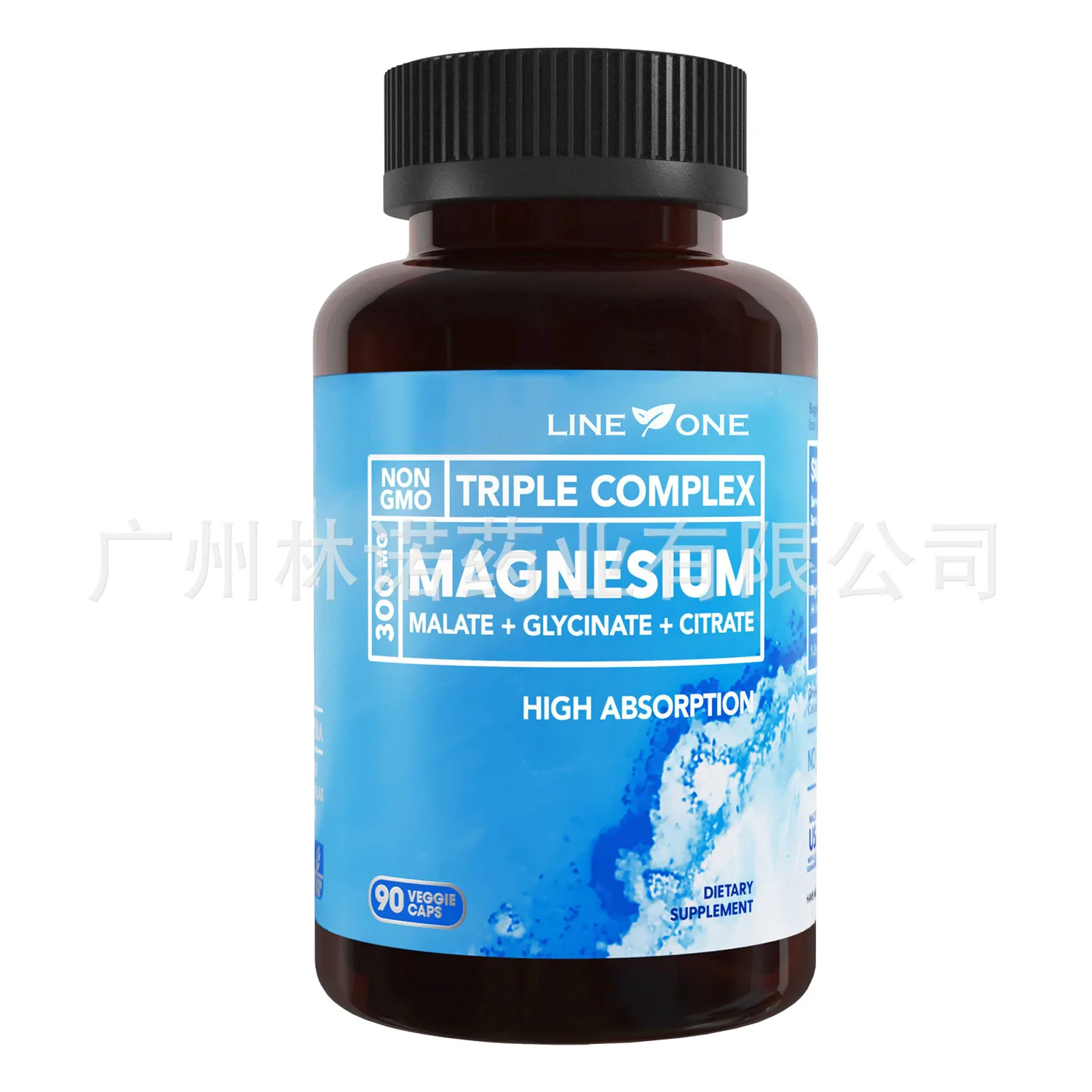 

Triple Magnesium Complex 300mg,90 Veggie Capsules