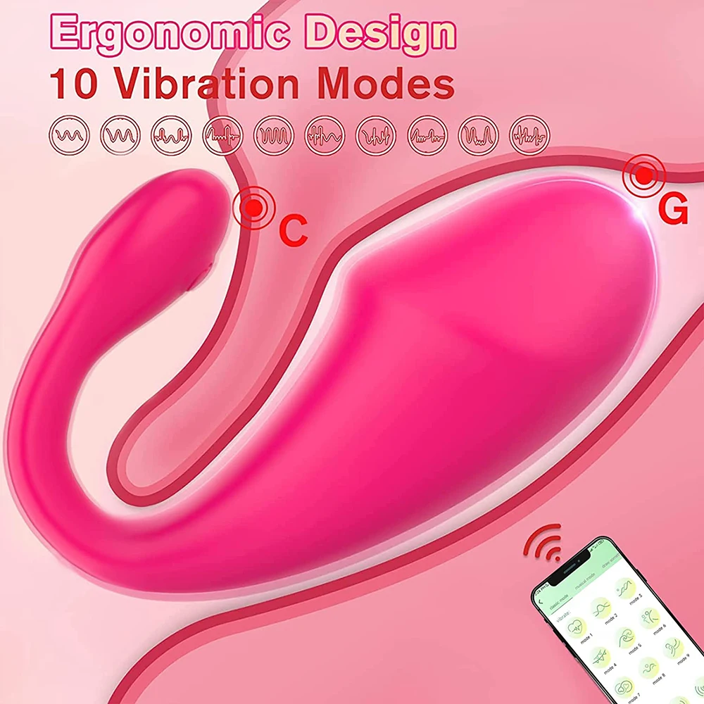 Sexy Toys Bluetooth G Spot Dildo Vibrator for Women Wireless APP Remote Control Wear Vibrating Egg Panties Sex Toys for Adults