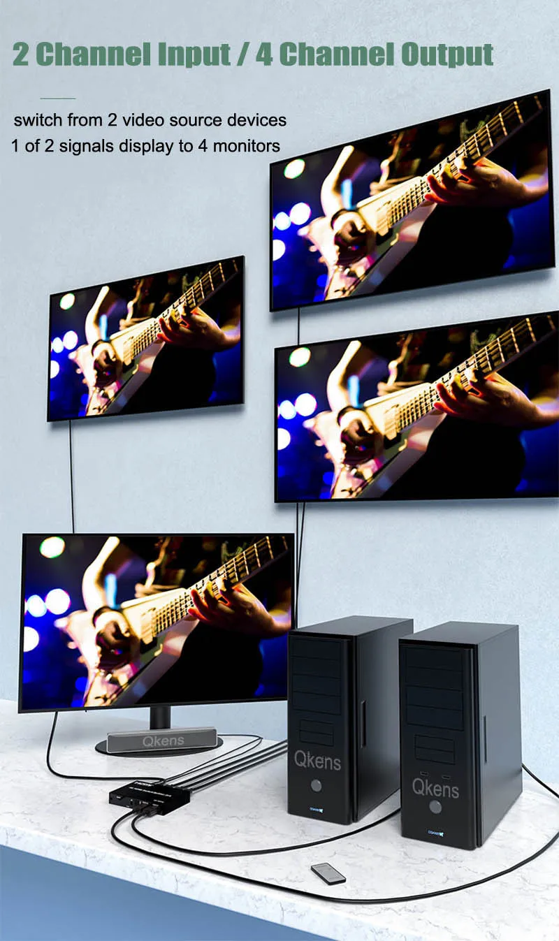 ǰ 3D HD 4K 60Hz 2x4 HDMI ġ й, 2  4      PS4 Ʈ PC TV  