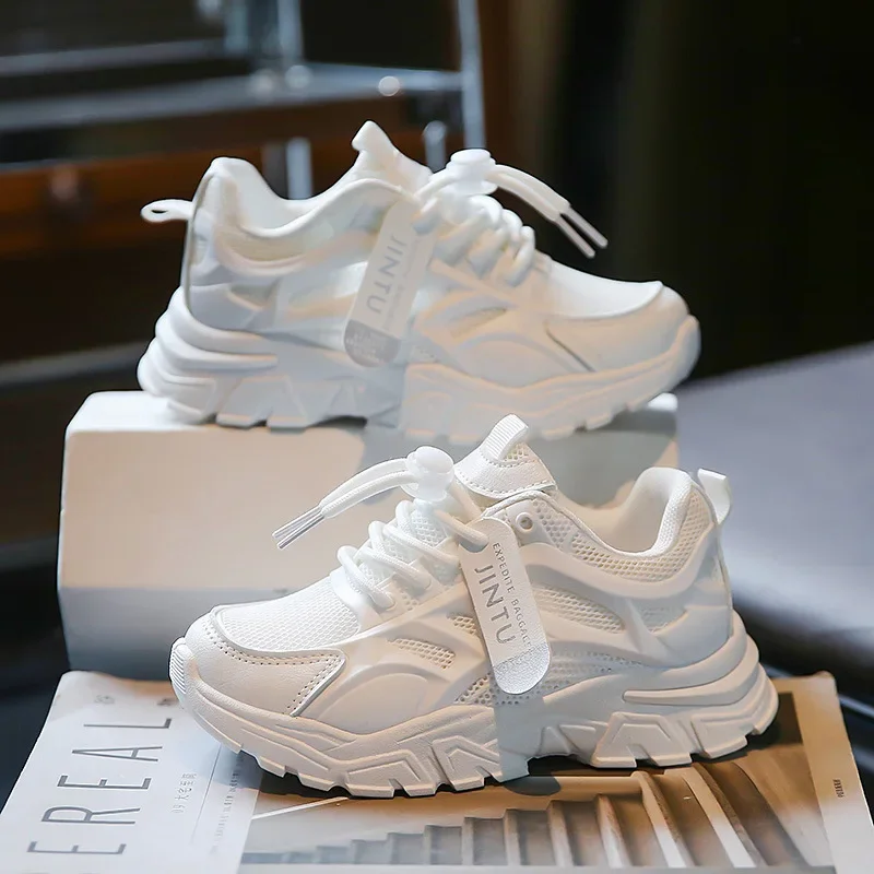 Kids Sneakers Sports Shoes Kids Sports Shoes Kids Shoes Children Mesh Sneakers Kids Boys Girls Lightweight Casual Sports Running Shoes Soft Sole Summer Breathable Tennis