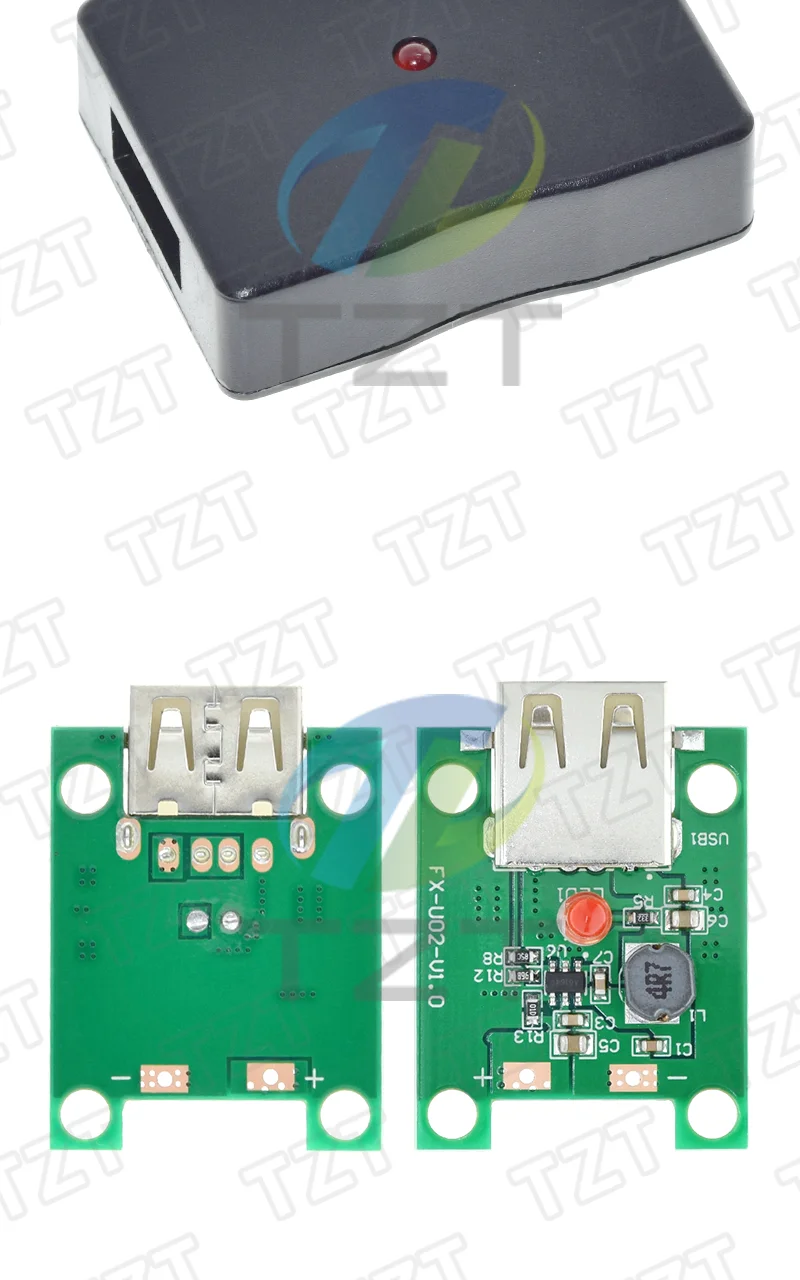TZT 5V 2A Solar Panel Power Bank USB Ladespannung Controller Regler 6-20V Zu 5V step Down Modul Mit Led-anzeige – Detail 8