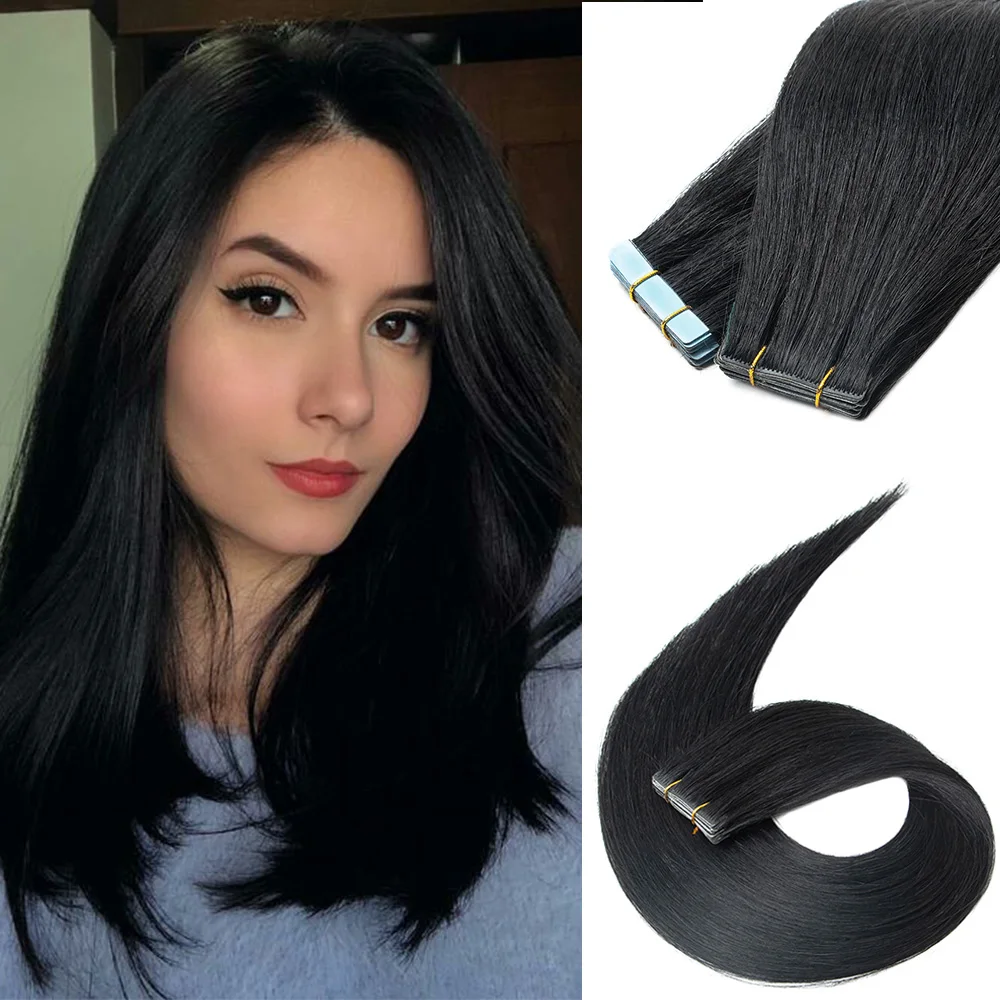 وصلات شعر لاصقة من لوكسي بيوتي - لحمة شعر PU