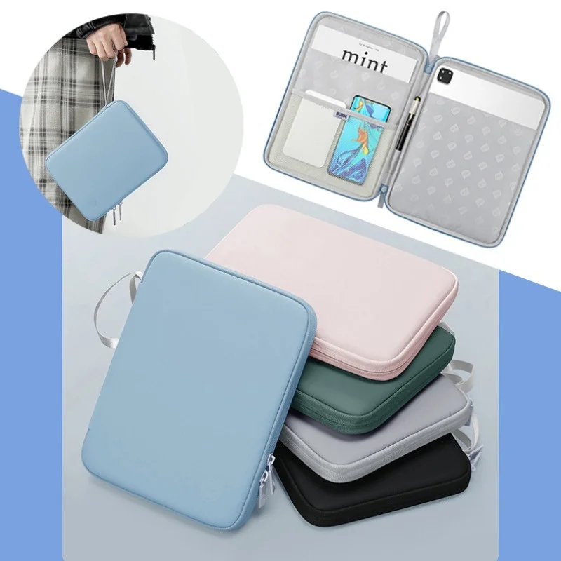 

Sleeve Carrying For Ipad Air 4 5 10th Gen Pro 10.5 11 12.9 Inch Universal Tablet Storage Bag Pouch Zipper Handbag Anti-Scratch