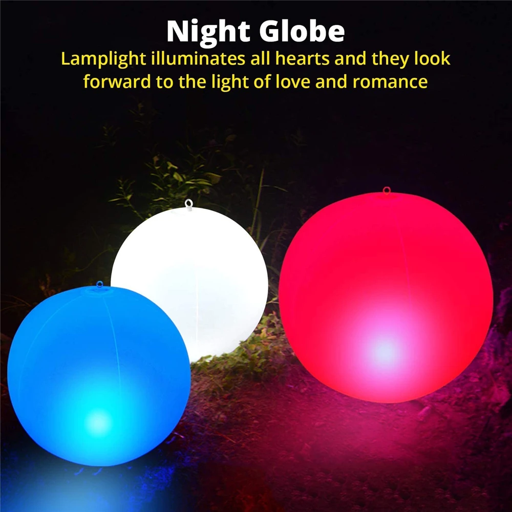 Solar Floating Pool Lights Inflatable Waterproof LED Glow Globe Floating  Ball Light Remote Color Changing LED Night Lamp AliExpress
