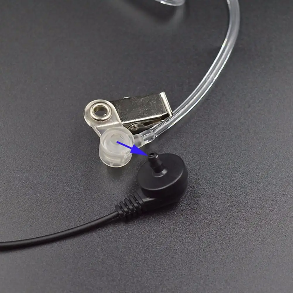 Kids Agent Earpiece Agent Earpiece Stretch Coil Metal Clip Secret Service Cosplay Costume Prop Adults Kids Security Guard Earbud 5