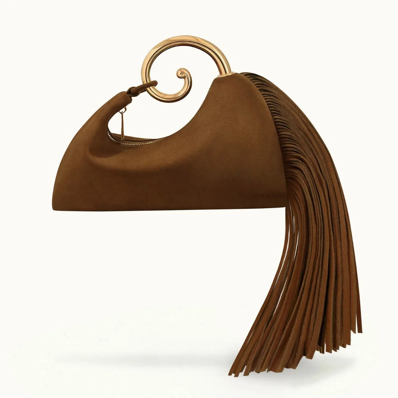 Fashion Women Mini Faux Suede Fringed Bag New Luxury Designer Handbag Spacious Crossbody Bag For Ladies Tassel Purse