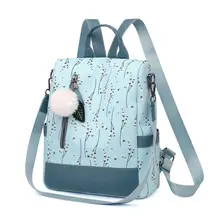 

Polyester Backpack Female Teenage Girls School Bags Fashion Women Backpacks Flower Print Ladies School Backpack Casual Women Bag