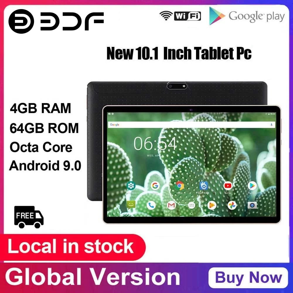 2023 Global Version 10.1 Inch Tablet Pc 4GB RAM 64GB ROM 4G Phone Calling Dual SIM Dual WIFI Octa Core Tablet Android 9.0 oukitel rt1 ip68 rugged 4g tablet 4gb 64gb 10 1 inch tablet phone octa core android 11 mobile phone 16mp samsung camera 10000mah