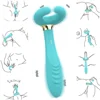 G-Spot Rabbit 3 Motors Dildo Vibrator Adult Sex Toys for Women Men Couples Silicone Clitoris Vagina Penis Stimulator Massager 1