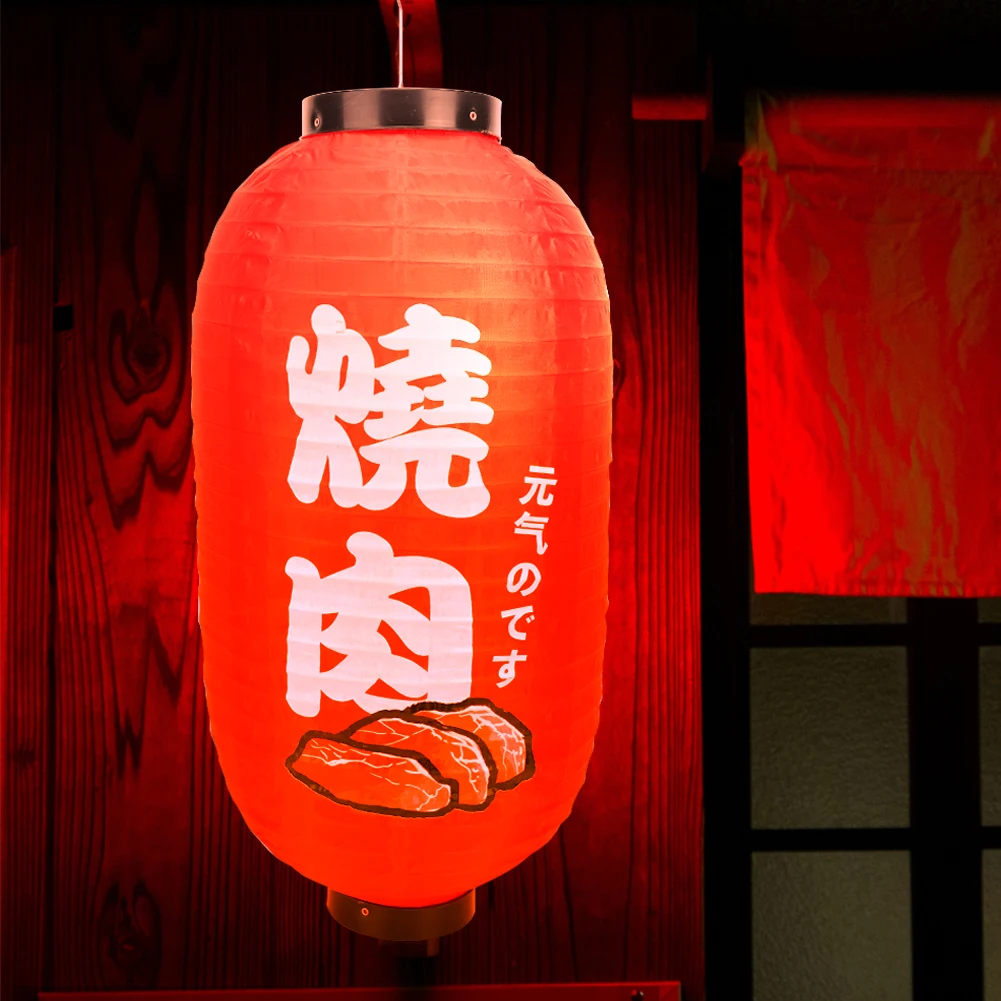 Coloured Painting Festival Decoration Lantern Japanese Style Funny Paper Lantern Restaurant Decor Ornament for Sushi Restaurant