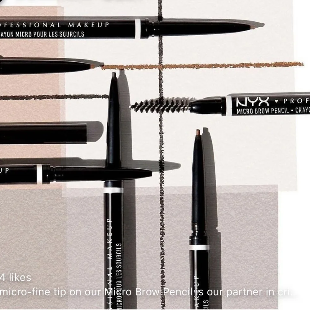 

NYX Extremely Fine Double-Ended Eyebrow Pencil Waterproof, Sweatproof And Non-Caking Natural Long-Lasting Wild Eyebrow Pencil