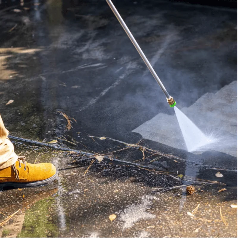 4000 PSI Telescoping High Pressure Washer Wand Set  Wall Cleaning Gun Stainless Steel Extension Pole High Pressure Water Gun 6