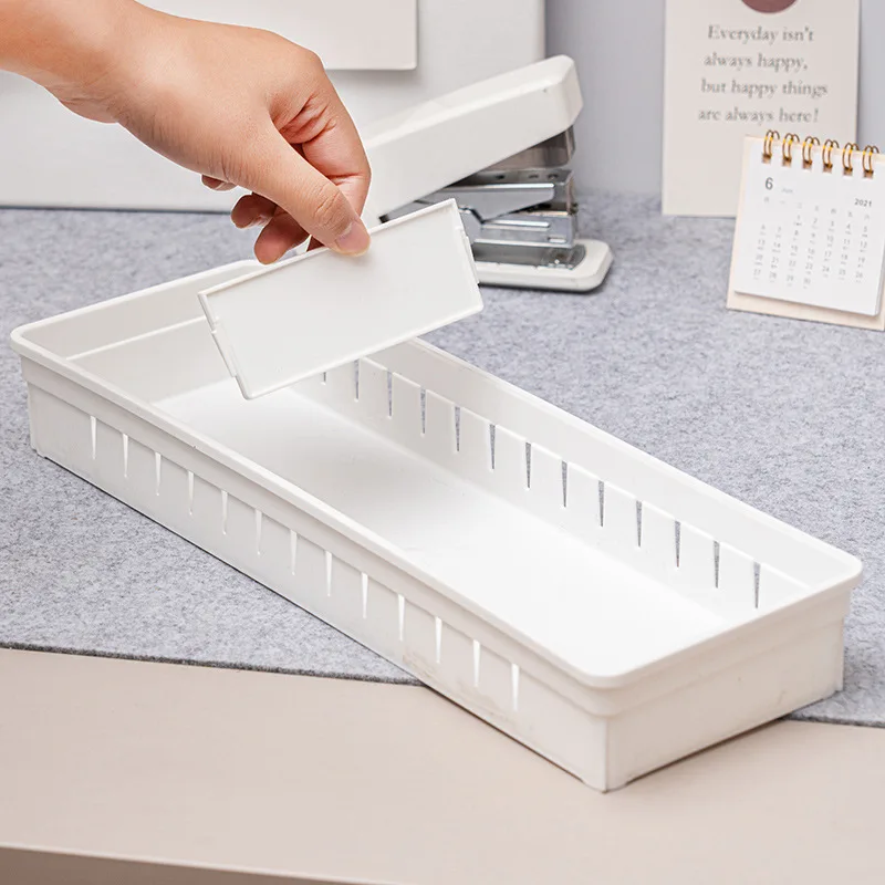 Drawer Organizer Set Clear Plastic Desk Dividers Trays Storage Bins  Separation Box - China Kitchenware and Plastic Products price