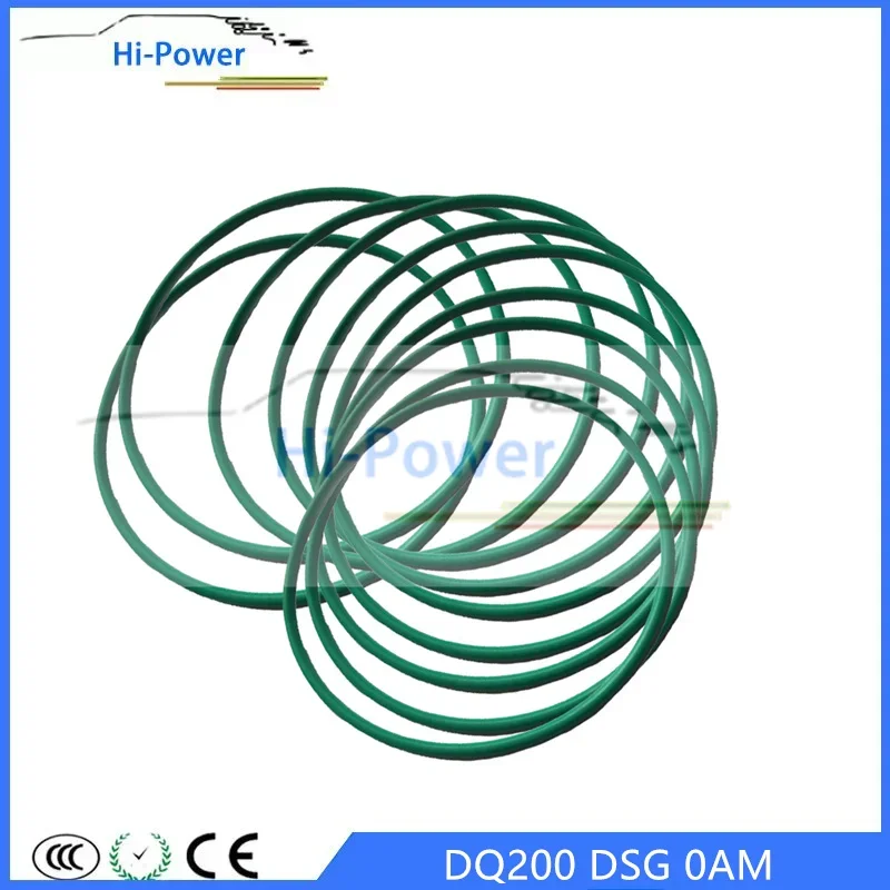 

10 шт. новые уплотнительные прокладки 0AM DSG DQ200, аккумулятор коробки передач, прокладка для VW VOLKSWAGEN AUDI SKODA SEAT 7 SPEED DQ200