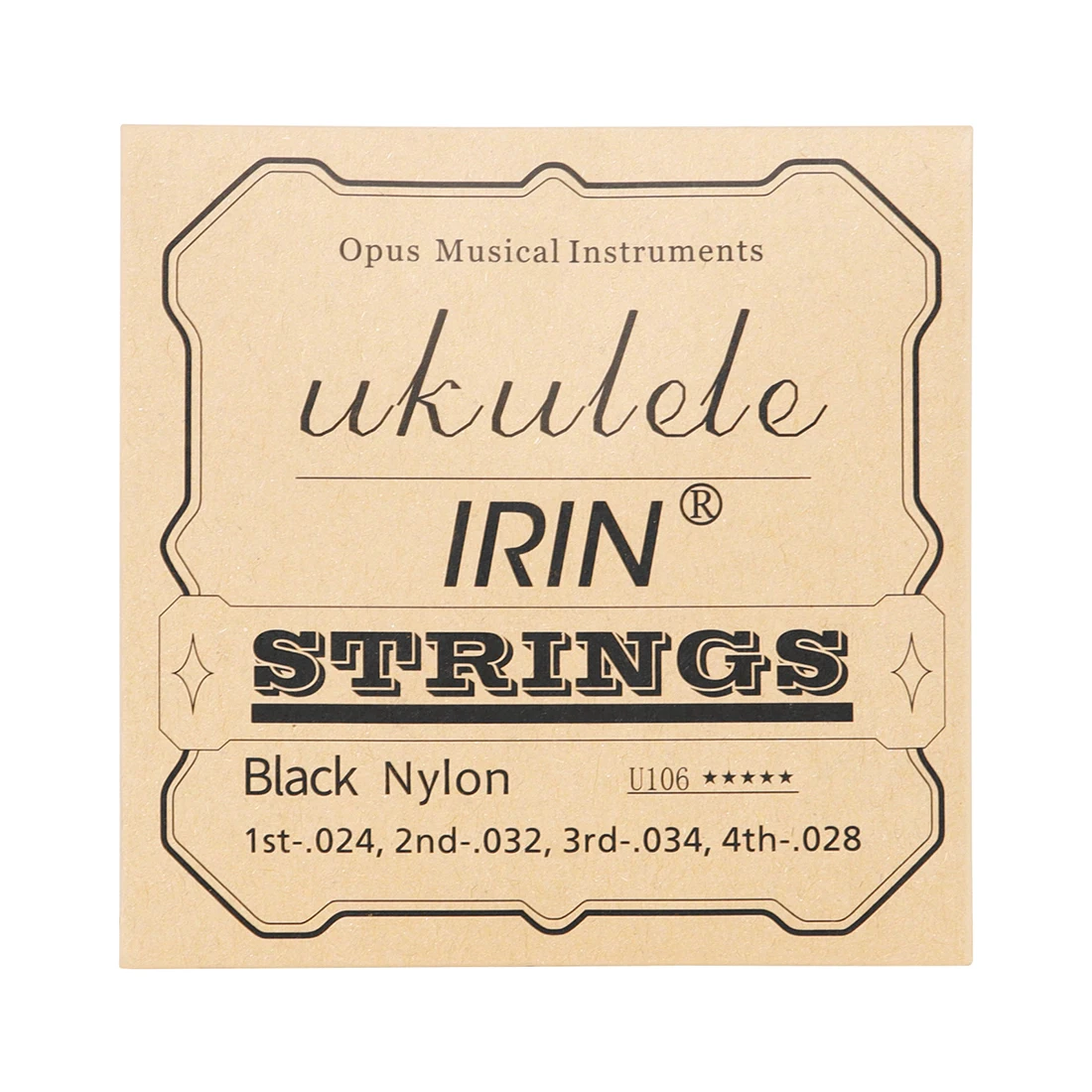 4Pcs Ukulele String 21/23/26 Inch Ukulele Instrument Black Nylon String 4-string Mini Guitar Wire Guitar Replacement Accessories