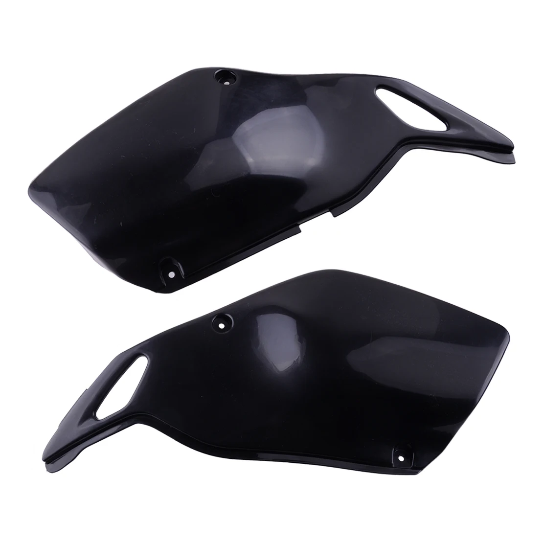 

DWCX 2pcs Rear Fairing Body Frame Side Cover Fit for Kawasaki KLX250 KLX300 1994 1995 1996 1997 1998 1999-2007 Black PP Plastic