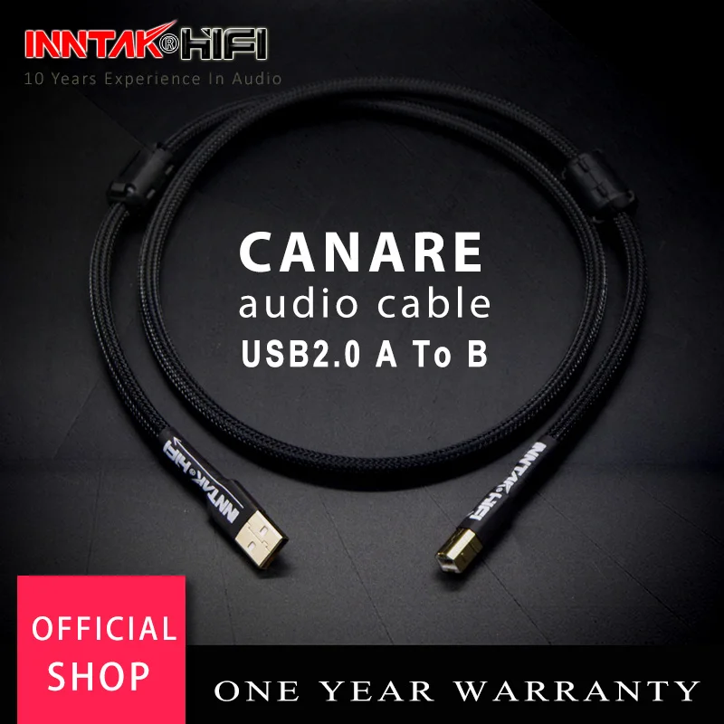 USB Cable USB2.0 Type-A To Type-B For Audio DAC Headphone Amplifier 1PCS