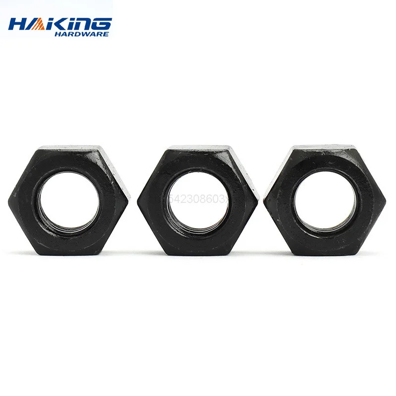Hexagon Nuts M1.6 M2 M2.5 M3 M4 M5 M6 M8 M10 M12 M14 M16 M18 M20 M22 M24 M27 M30 black oxide carbon steel metric