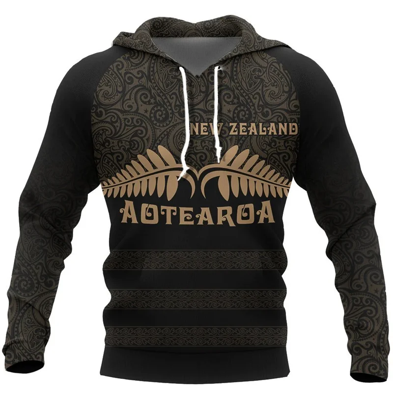 thumbnail image 1 of Sudadera con capucha con estampado 3D del mapa de Aotearoa Tui Kowhai de Nueva Zelanda para hombre, camisetas Y2k, novedad en sudaderas y sudaderas, sudaderas con capucha, abrigo deportivo, 1 of 4