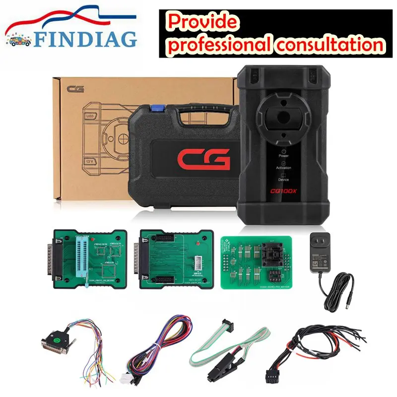 Программатор смарт-ключей нового поколения CGDI CG100X 2023 для сброса настройки пробега и чтения микросхем BCM поддержка MQB, бесплатная доставка