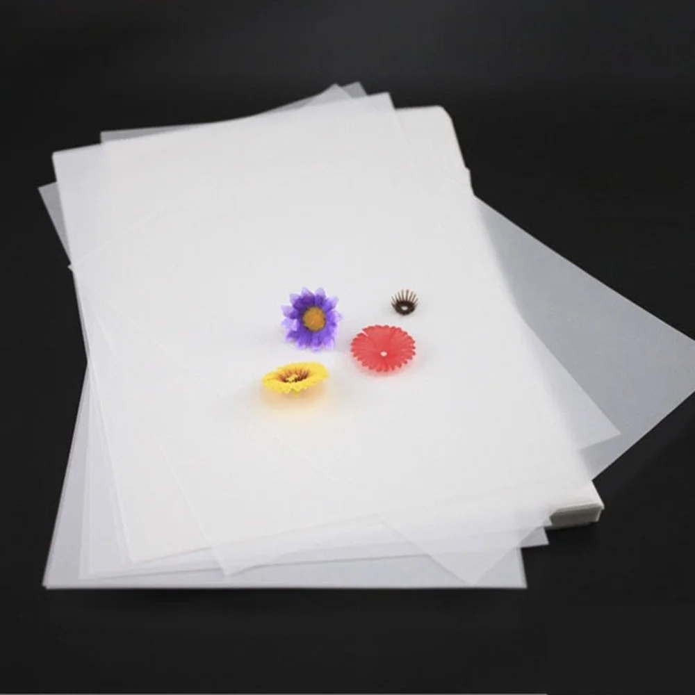 100Pcs/Lot Sheets Transparent Paper Translucent Clear Paper for Printing Sketching Tracing Drawing Animation