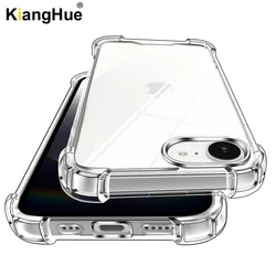Shockproof Clear Hybrid Silicone Case - Durable and Stylish Protection - iPhone 15 Plus