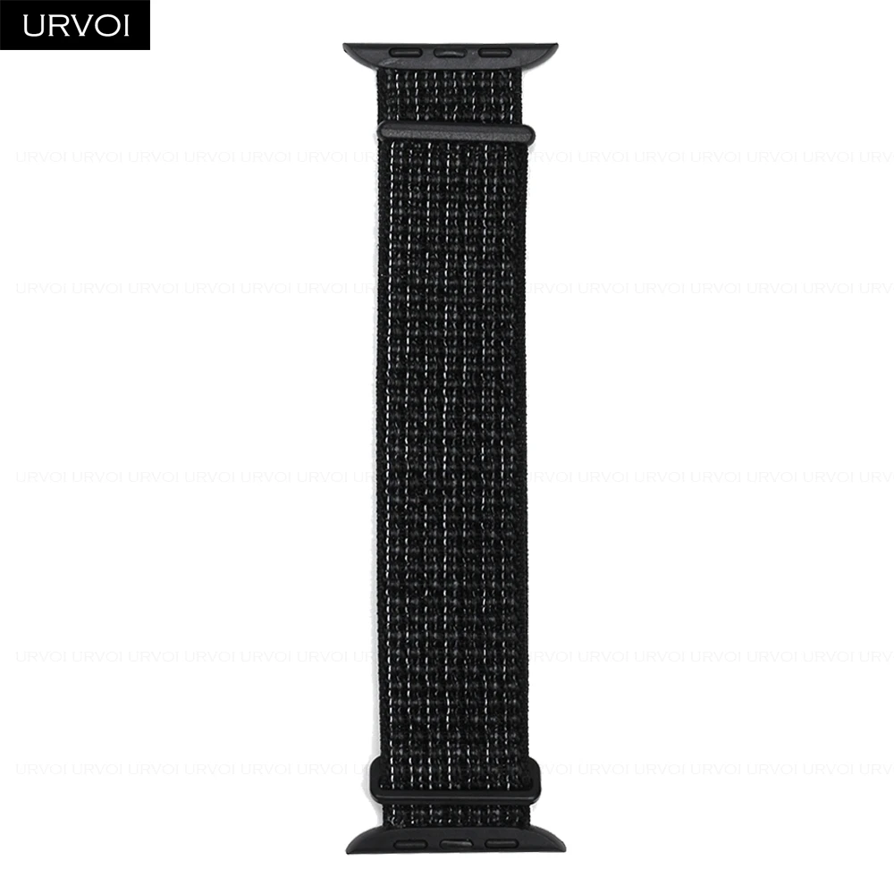URVOI Premium Nylon Sport Loop Wristband with Hook & Loop Closure