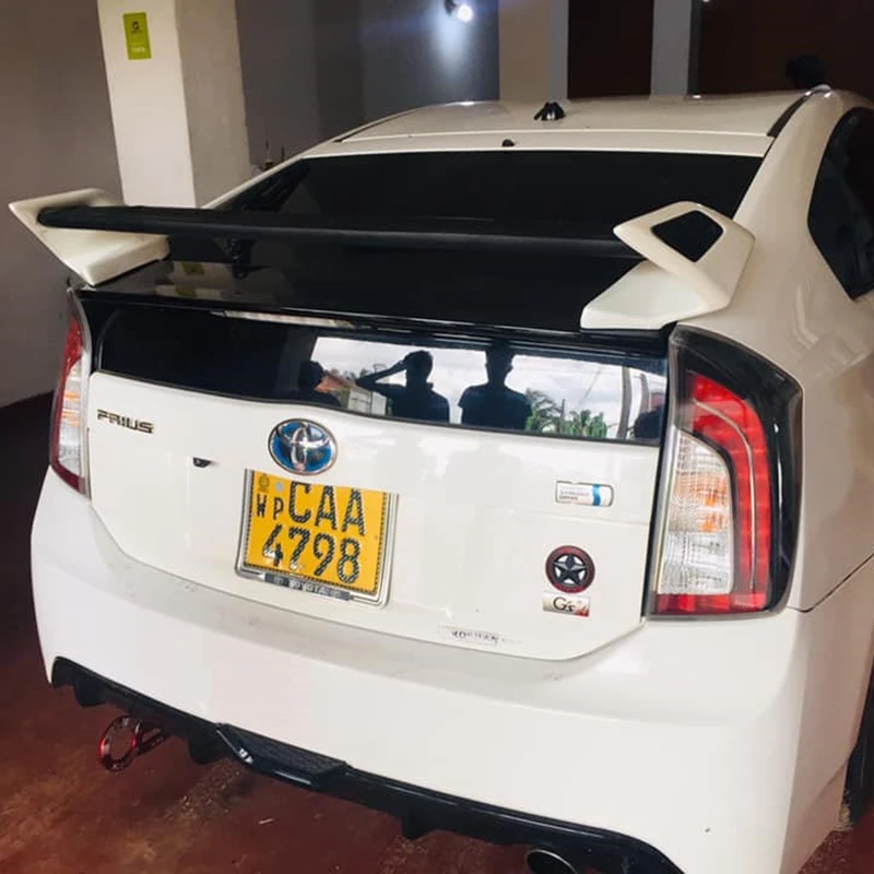 

For Toyota Prius PRUIS ZVW30 2003-2012 High quality ABS Plastic Rear Roof Spoiler Wing Trunk Lip Boot Cover Car Styling