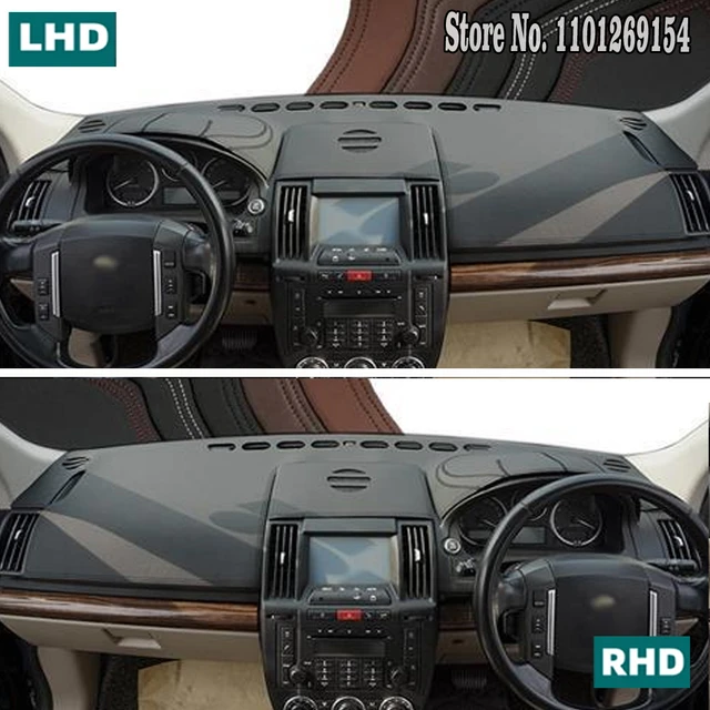 Leather Dashmat Dashboard Cover Pad Dash Mat For Land Rover LR2 Freelander  2 2007- 2013 Car